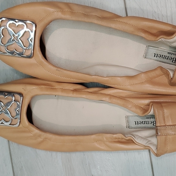 L.K.Bennett London Women Leather Loafer Ballet Flats shoes sz EU 40/8 - Picture 12 of 13